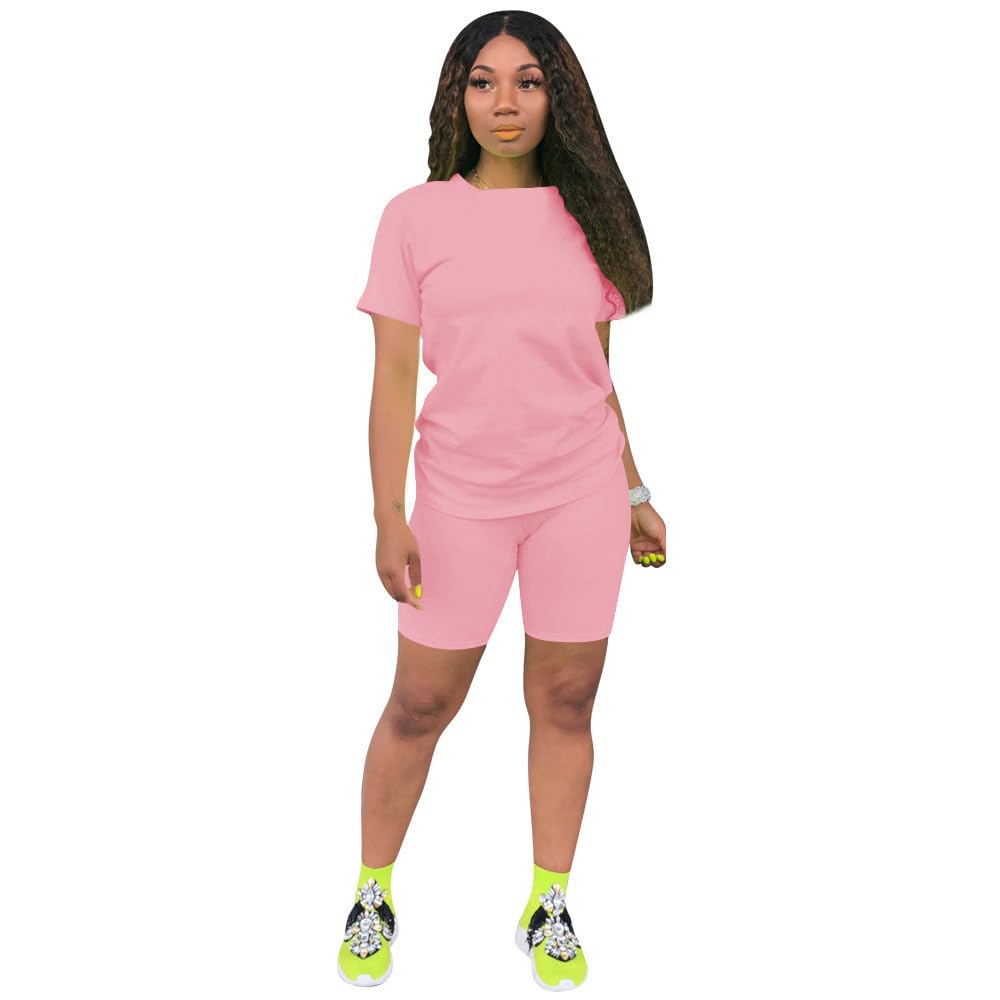 Nimsruc Two Piece Outfits For Women Summer Sweatsuits