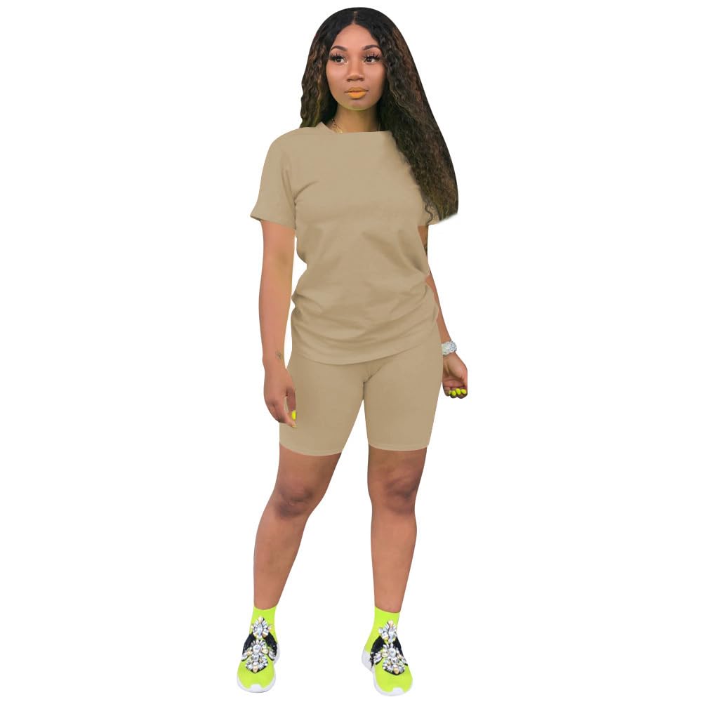 Nimsruc Two Piece Outfits For Women Summer Sweatsuits