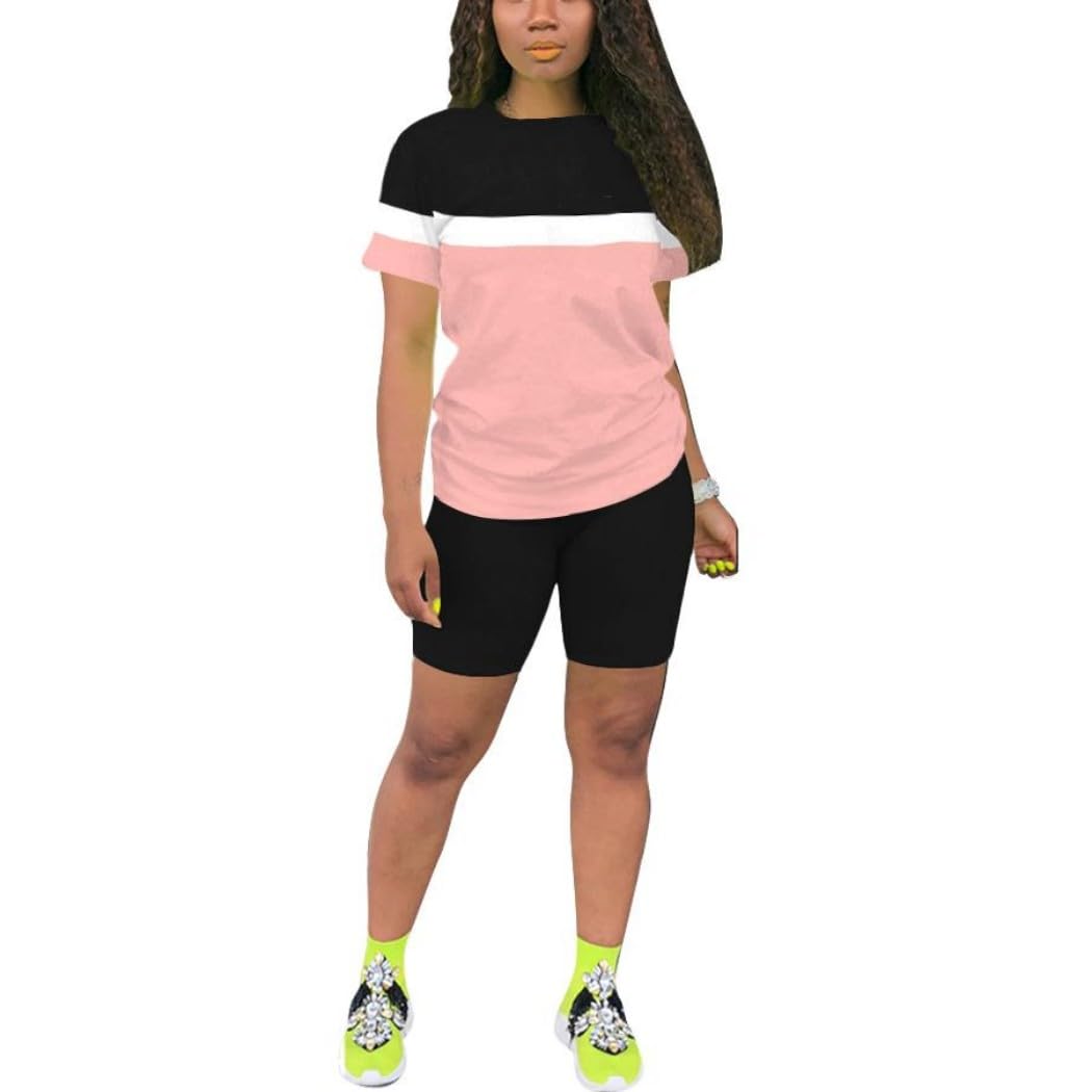 Nimsruc Two Piece Outfits For Women Summer Sweatsuits