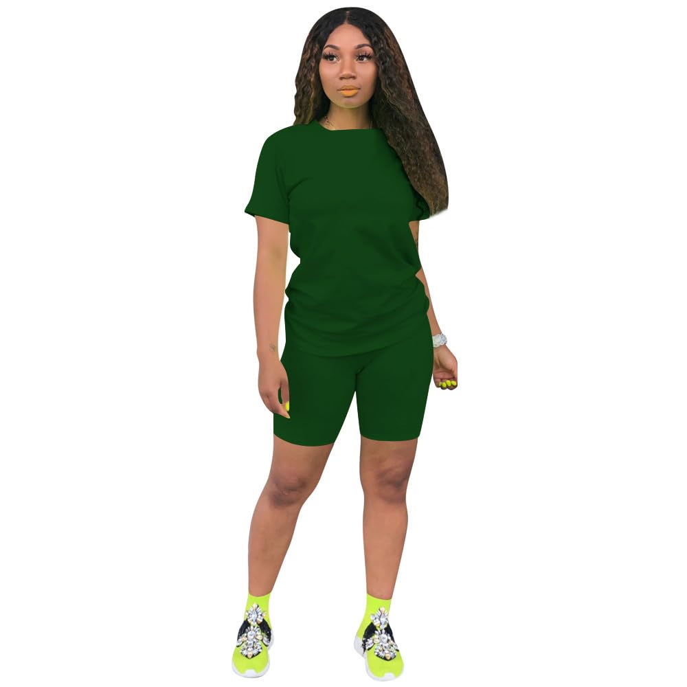 Nimsruc Two Piece Outfits For Women Summer Sweatsuits
