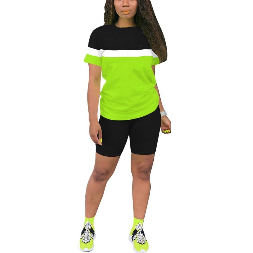 Nimsruc Two Piece Outfits For Women Summer Sweatsuits