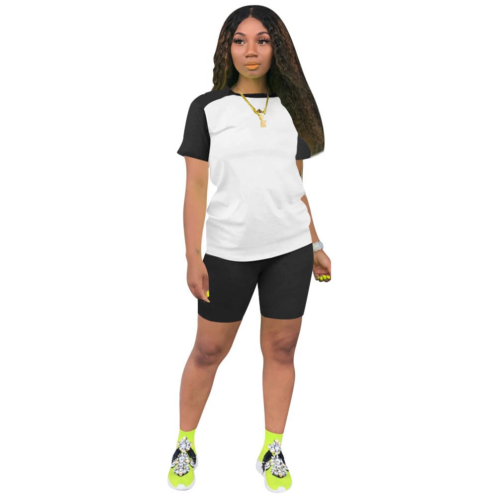 Nimsruc Two Piece Outfits For Women Summer Sweatsuits