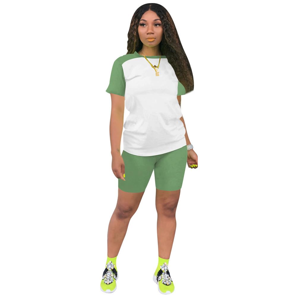 Nimsruc Two Piece Outfits For Women Summer Sweatsuits