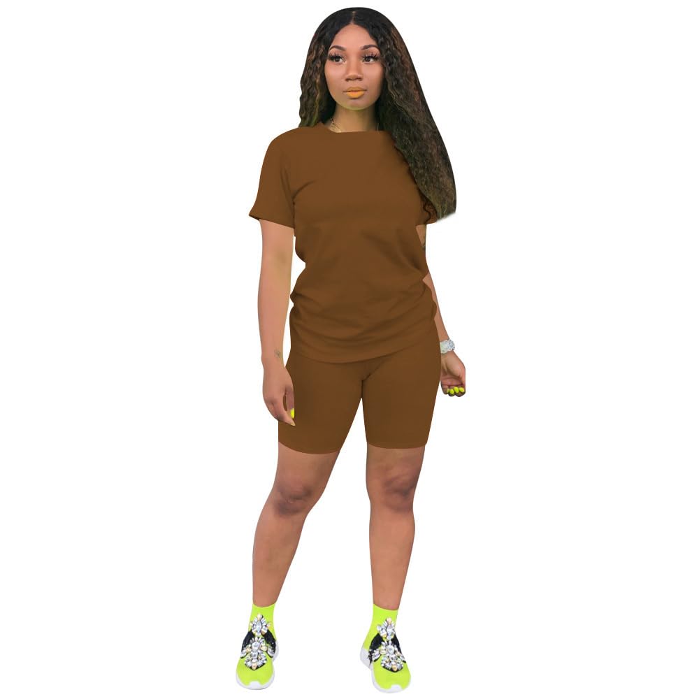 Nimsruc Two Piece Outfits For Women Summer Sweatsuits