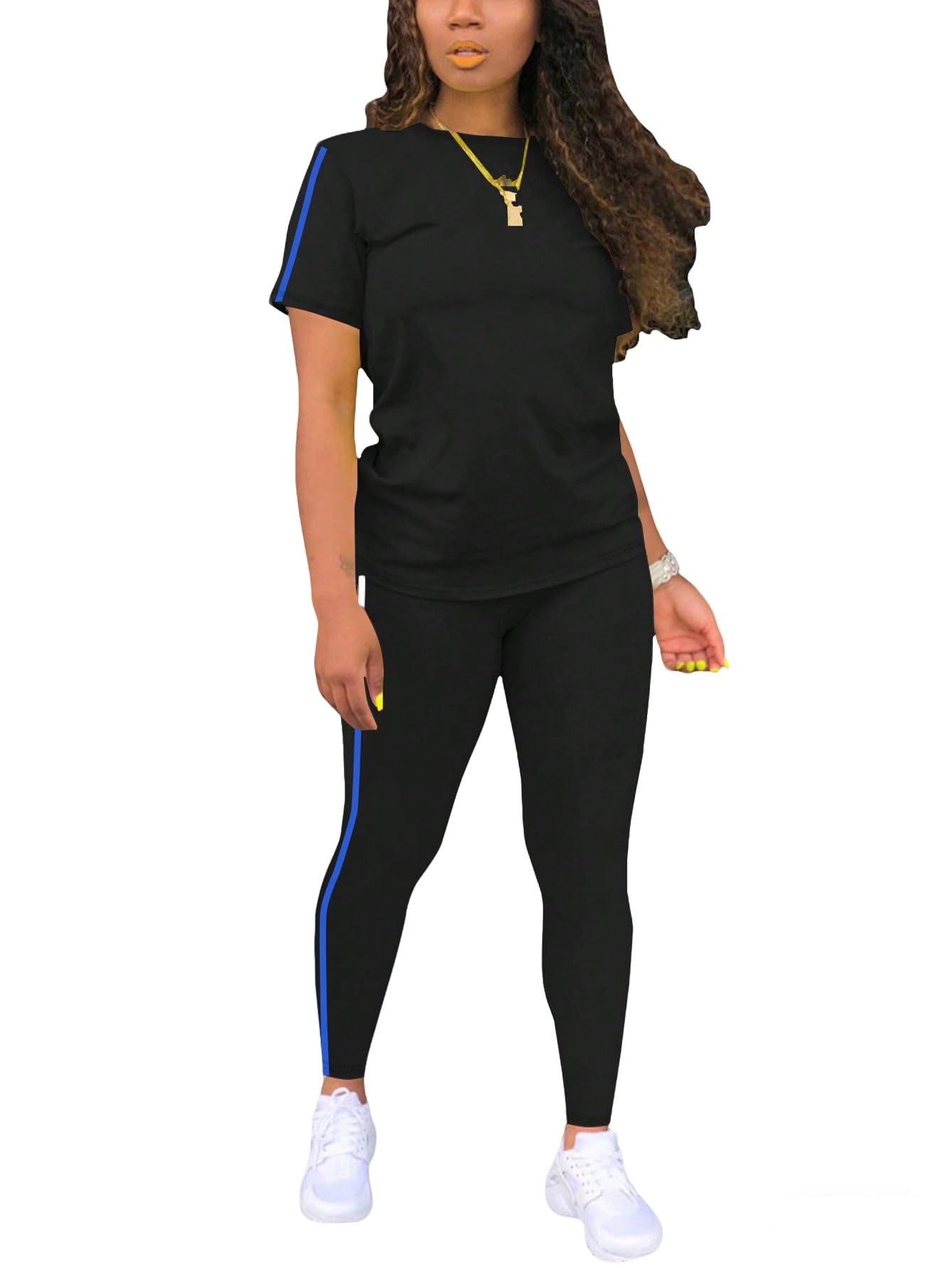 Nimsruc Two Piece Sets For Women Summer Casual Sweatsuits