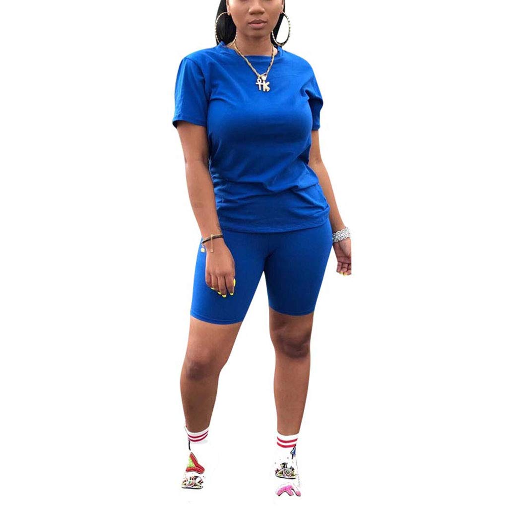 Nimsruc Two Piece Outfits For Women Summer Sweatsuits