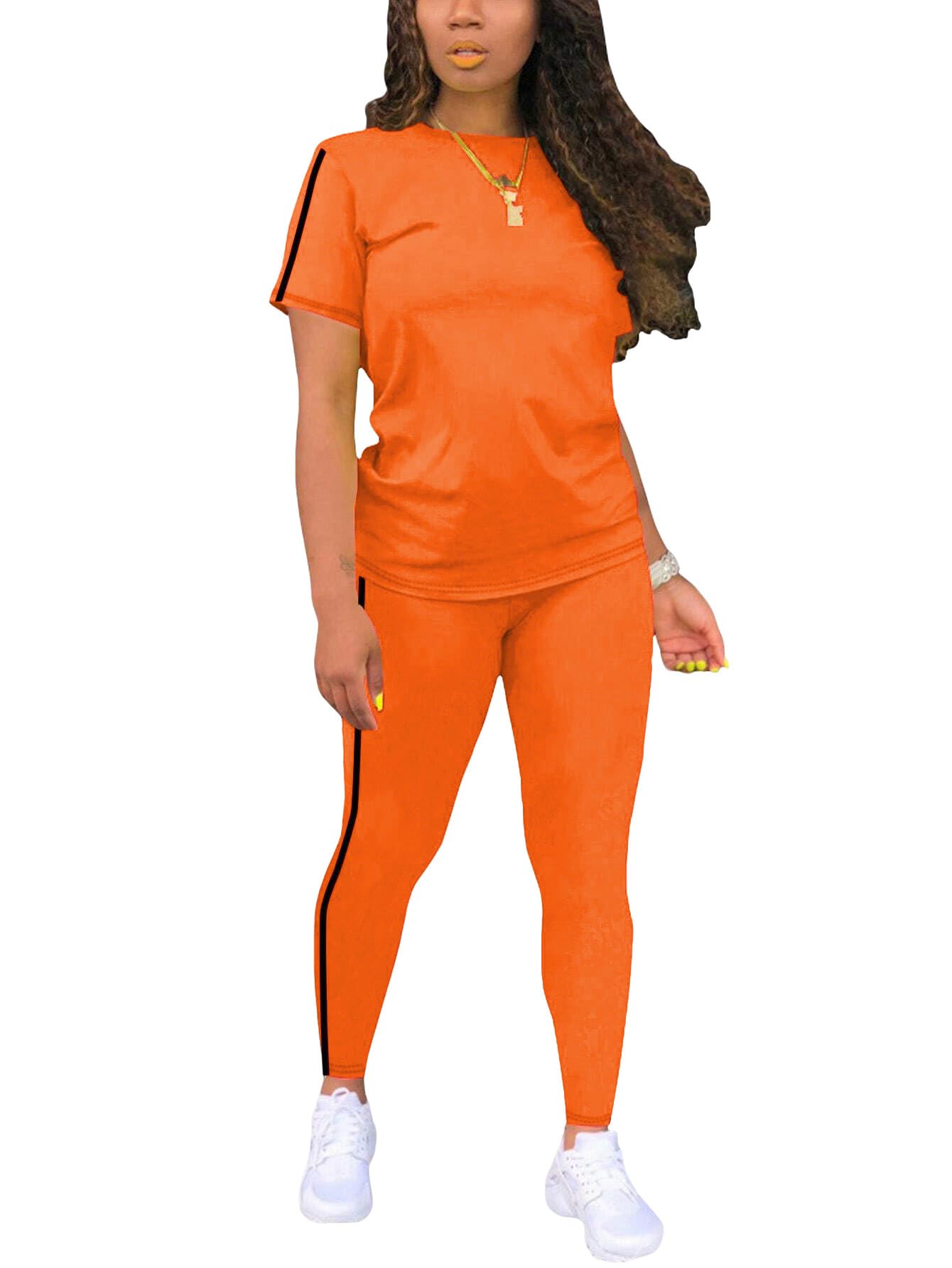 Nimsruc Two Piece Sets For Women Summer Casual Sweatsuits