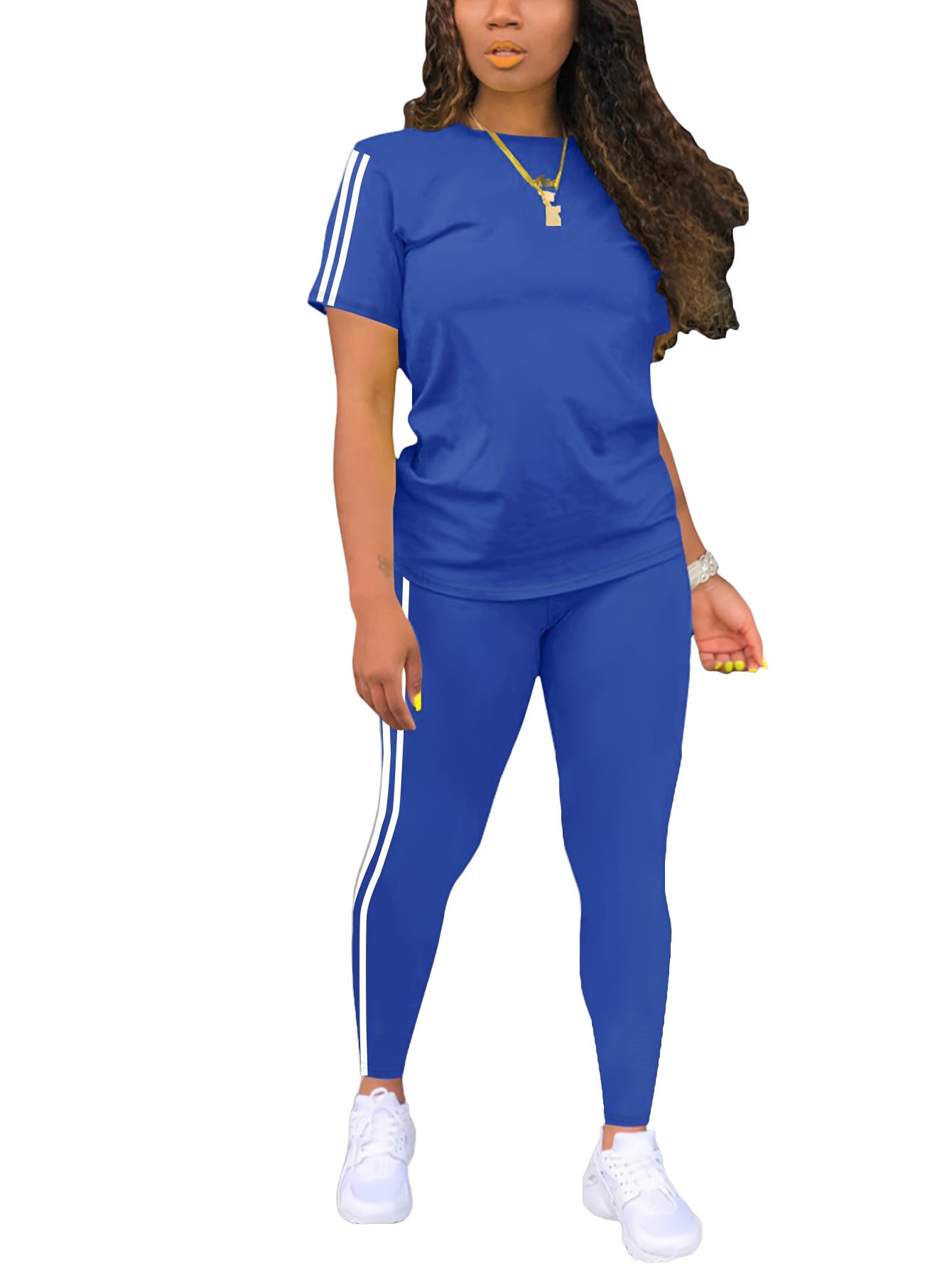 Nimsruc Two Piece Sets For Women Summer Casual Sweatsuits
