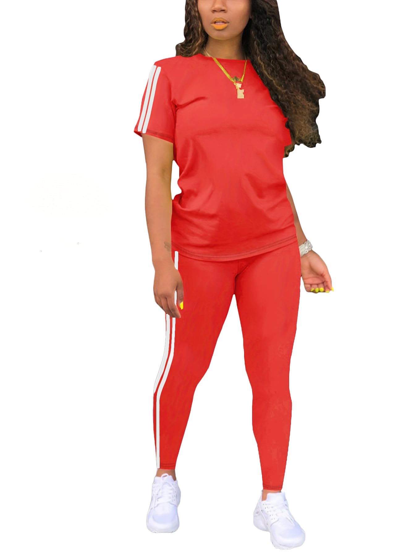 Nimsruc Two Piece Sets For Women Summer Casual Sweatsuits