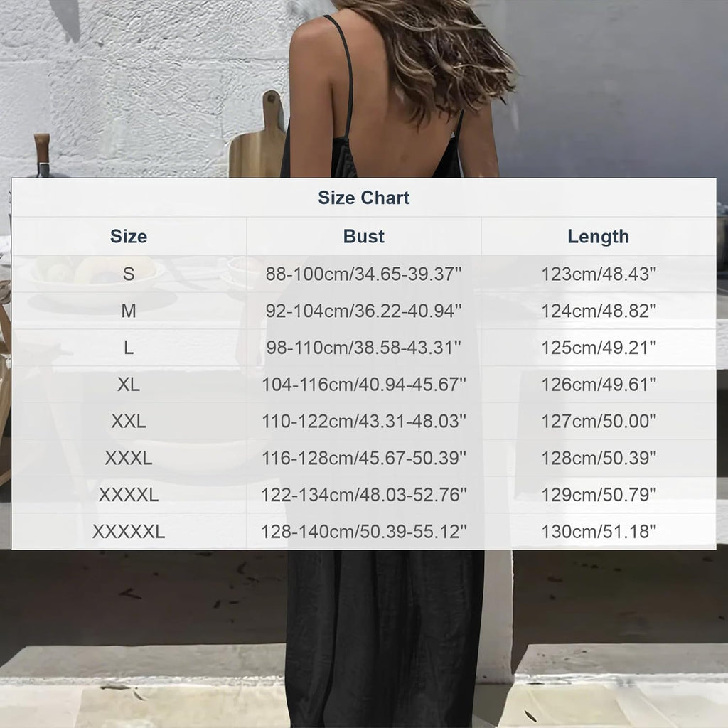 DOLKFU Summer Dresses for Women 2026 Vacation Spaghetti Strap Open Back House-Dress Sleeveless Backless Cami Dress Back Tie