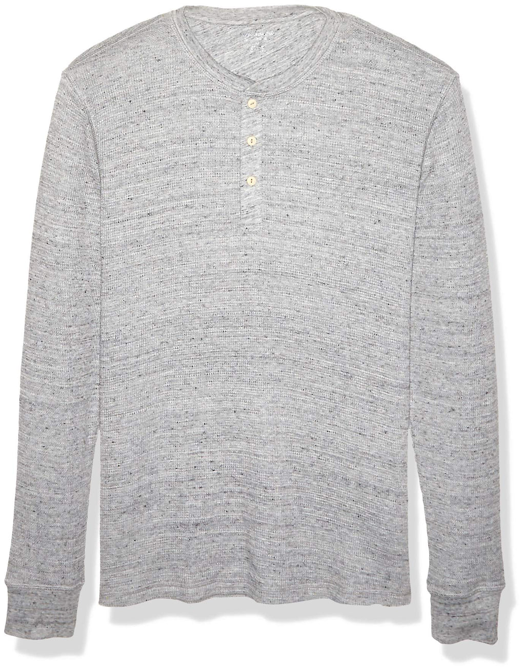 Amazon Essentials Henley Long Sleeve Shirts for Men, Regular-Fit Waffle